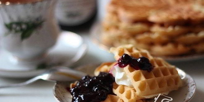 Рецепт ванильных вафель