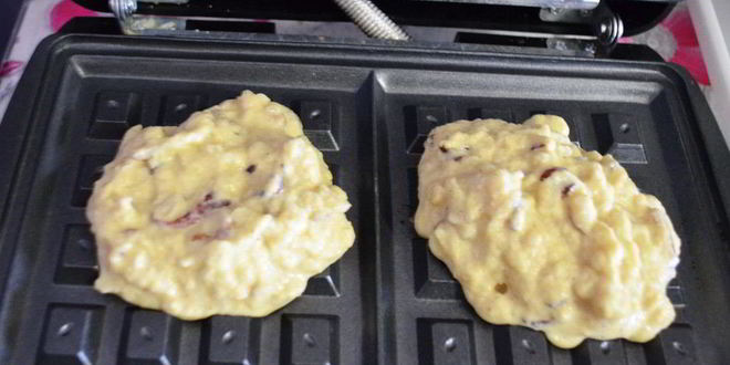 Рецепт яблочных вафель