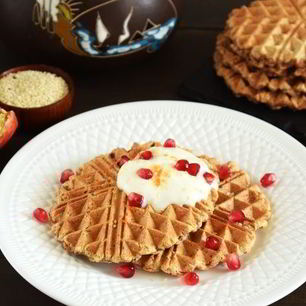 Рецепт Закусочных вафель с аджикой