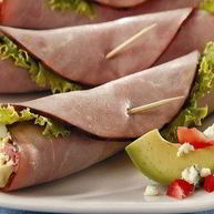 Рецепт Ветчинных конвертиков с овощной начинкой