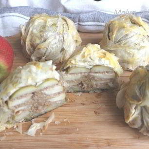 Рецепт Яблок в тесте фило