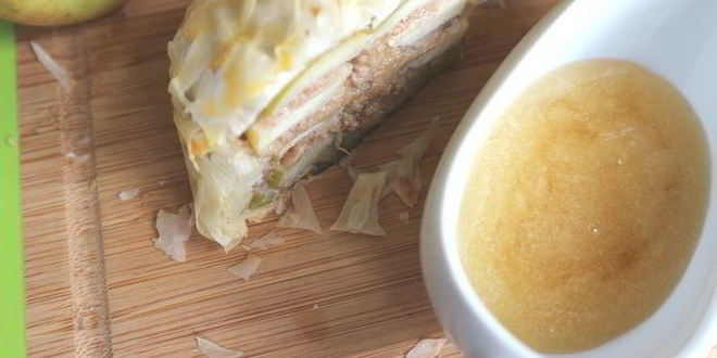 Рецепт яблок в тесте фило