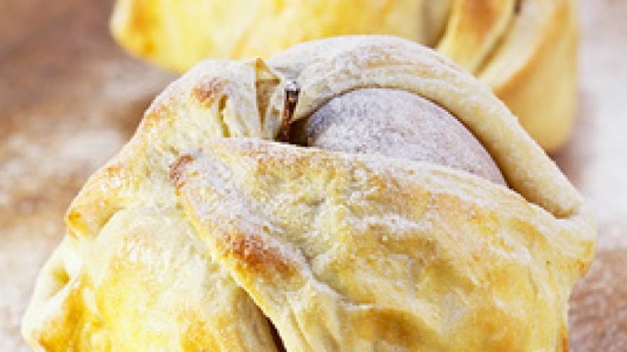 Рецепт яблок в тесте