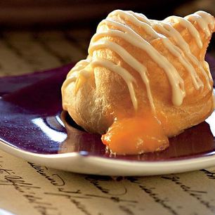 Рецепт Имбирных профитролей с манго