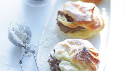 Рецепт Профитролей с кремом Прага