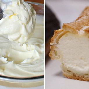 Рецепт Сливочного крема для эклеров