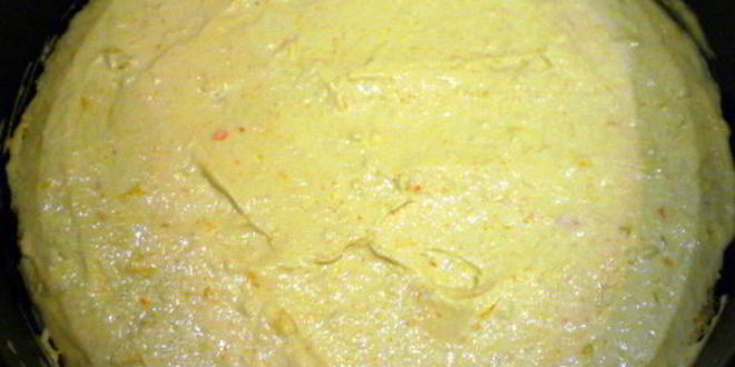 Рецепт торта с профитролями и хурмой