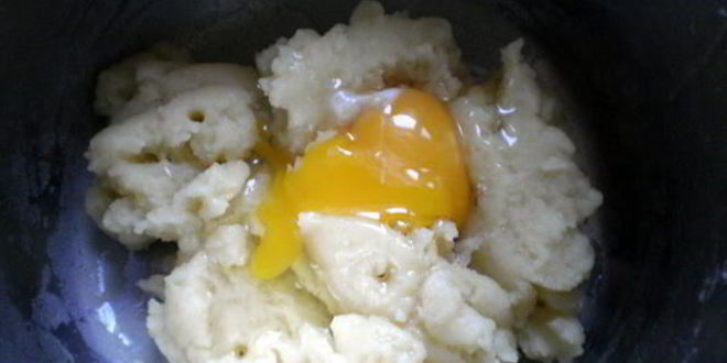 Рецепт торта с профитролями и хурмой