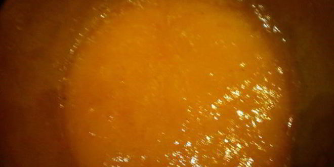 Рецепт торта с профитролями и хурмой