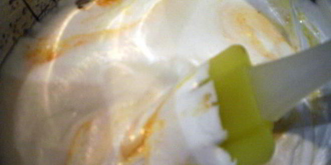 Рецепт торта с профитролями и хурмой