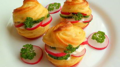 Рецепт Эклеров из картофеля