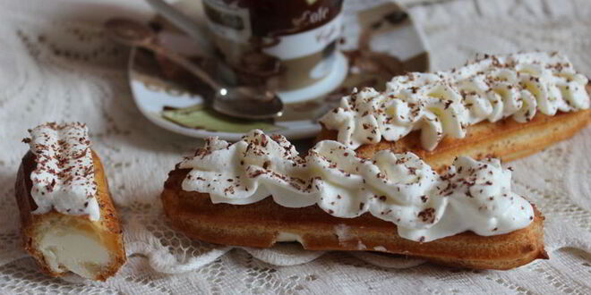 Рецепт эклеров с масляным кремом