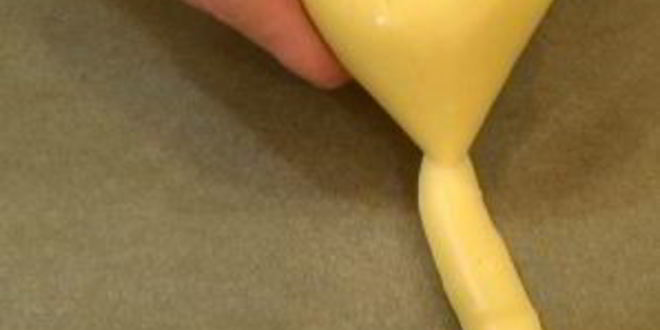 Рецепт эклеров с шоколадной помадкой и масляным кремом