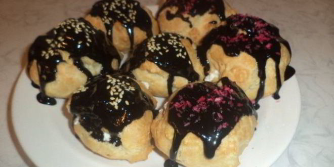 Рецепт эклеров с творожным кремом