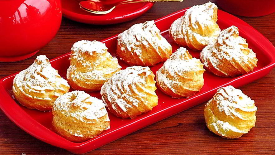 Рецепт эклеров со сливочно-сметанным кремом