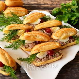 Рецепт Закусочных эклеров