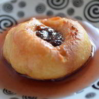 Рецепт Заварных пирожных эклеров с клубничным сиропом