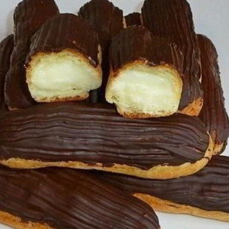 Рецепт Заварных эклеров со сливочным кремом