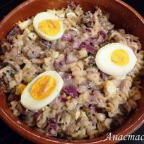 Рецепт Быстрой запеканки с макаронами, грибами и яйцами