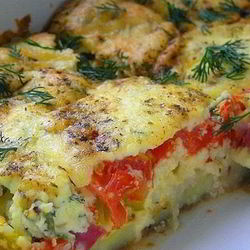 Рецепт Диетической овощной запеканки к ужину