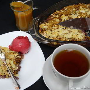 Рецепт Фруктовой запеканки с гранолой и кокосовым молоком