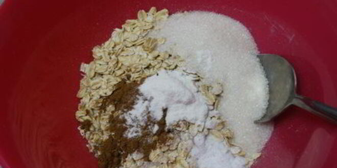 Рецепт фруктовой запеканки с гранолой и кокосовым молоком