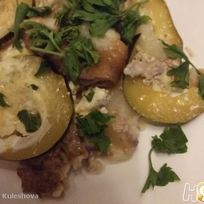 Рецепт Кабачковой запеканки в сметане под сыром