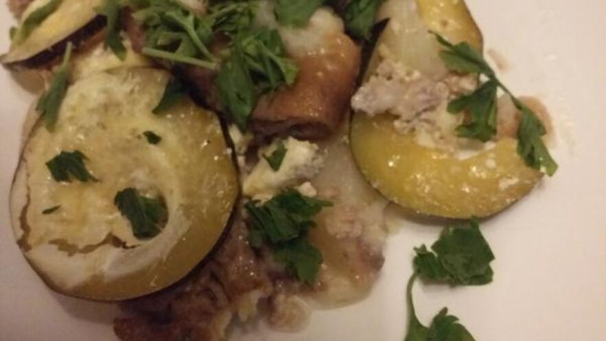 Рецепт кабачковой запеканки в сметане под сыром