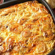 Рецепт Картофельной запеканки с соленым огурцом