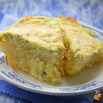 Картофельная запеканка с творогом
