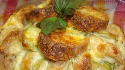 Рецепт Хлебной запеканки с кабачками