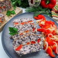 Рецепт Куриной запеканки с черным рисом