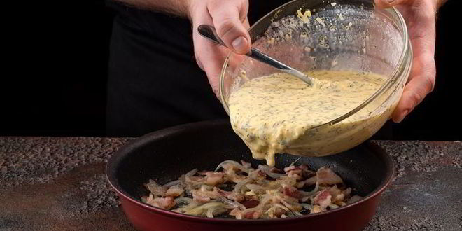 Рецепт сырной запеканки с помидорами черри