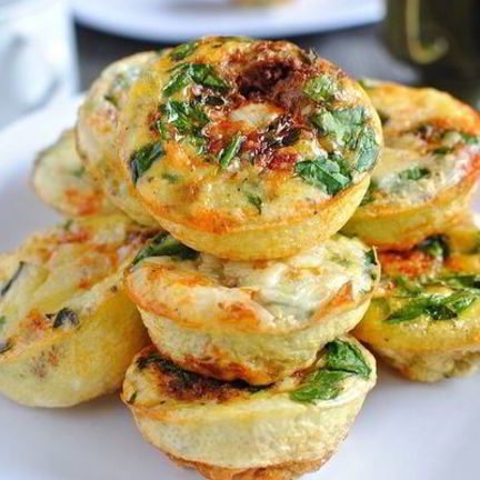 Рецепт Творожных мини-запеканок с овощами в духовке