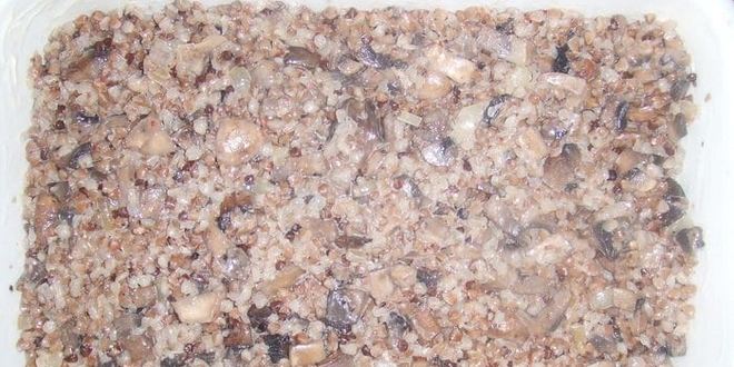 Рецепт запеканки гречневой с грибами