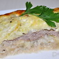 Рецепт Запеканки из фарша с картофелем, кабачком и сыром