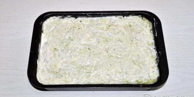 Рецепт запеканки из фарша с картофелем, кабачком и сыром