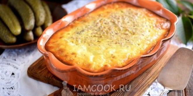 Рецепт запеканки из гречки с фаршем в духовке