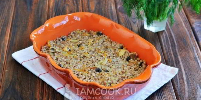 Рецепт запеканки из гречки с фаршем в духовке
