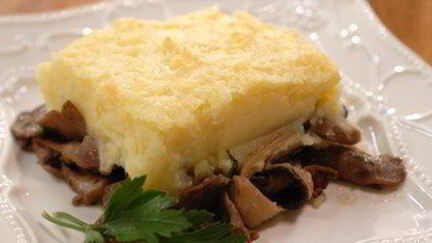 Рецепт Запеканки из грибов и пюре