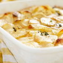 Запеканка из кабачков и картофеля с рыбой