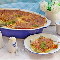 Рецепт Запеканки из кабачков с творогом