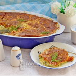 Рецепт Запеканки из кабачков с творогом