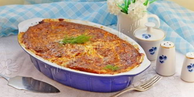 Рецепт запеканки из кабачков с творогом