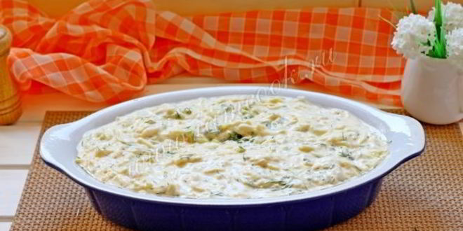 Рецепт запеканки из кабачков с творогом