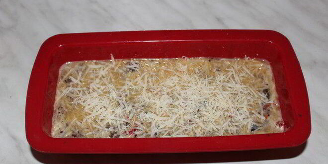 Рецепт запеканки из киноа с лесными грибами и болгарским перцем