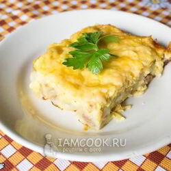 Рецепт Запеканки из пельменей Ленивая жена