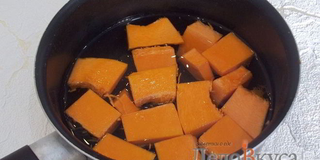 Рецепт запеканки из тыквы с творогом