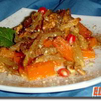 Запеканка из тыквы с яблоками в духовке