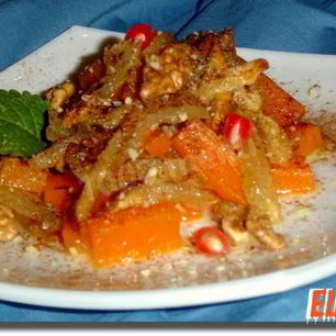 Рецепт Запеканки из тыквы с яблоками в духовке